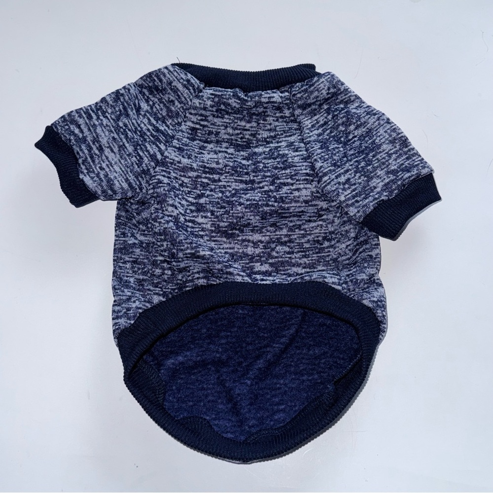 Pet Dog Clothes Knitwear Sweater Soft Thickening Warm Winter Puppy Blue Size M - Picture 2 of 6